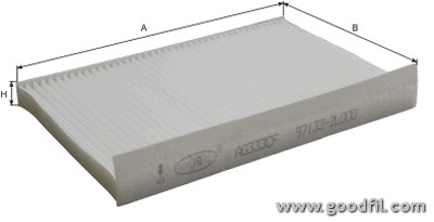 Фильтр салонный  AG333CF AG 333 CF GOODWILL