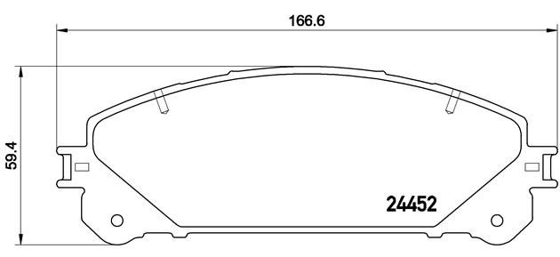 Колодки тормозные P83145 P83145 BREMBO
