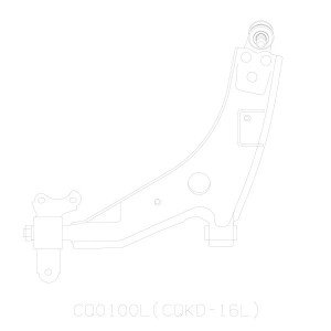 Рычаг подвески CHEVROLET Epica (06-) передней левый CTR CQ0100L CTR
