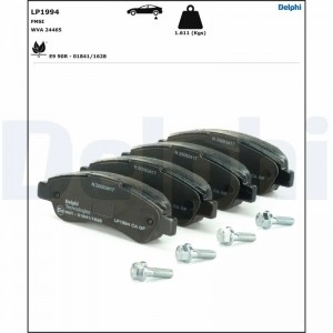 LP1994 колодки дисковые з.\ Citroen Jumper 2.2HDi 06> LP1994 DELPHI