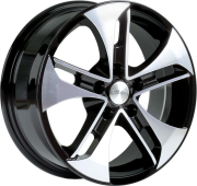 Скад Венеция 16.0 / 6.5J PCD 5x108.00 ET 50.00 ЦО 63.35 Литой / Черный с полиров 1710905 SKAD