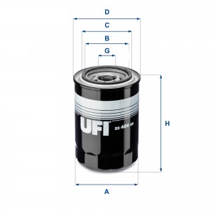 Фильтр масляный 23.486.00 23.486.00 UFI