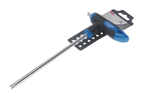 Ключ TORX Т-образный T50х200мм с резиновой ручкой с держателем ROCKFORCE RF-76750G ROCK FORCE