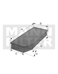 Фильтр воздушный BMW 320/330 F30 C27045 C27045 MANN FILTER