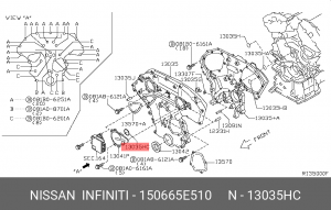NISSAN ALMERA /TEANA /X-TRAIL 15066-5E510 NISSAN