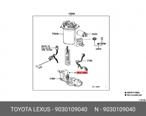 КОЛЬЦО 90301-09040 90301-09040 TOYOTA
