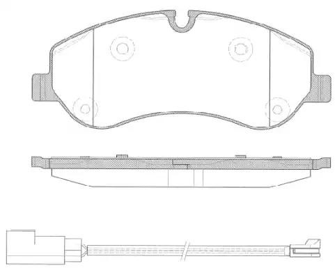 1520.02 колодки дисковые !передние\ Ford Transit 310-470 12> 1520.02 REMSA