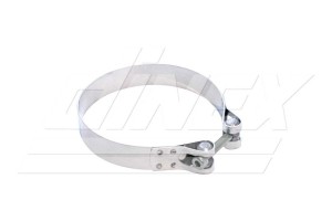 Хомут глушителя DAF (d=128-132) (нерж.) DINEX 99925 DINEX