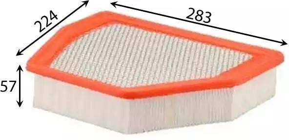 Фильтр воздушный CHEVROLET Captiva (12-) (3.0) JS ASAKASHI A52003 JS ASAKASHI