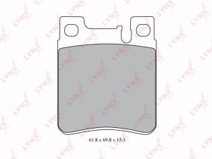 Колодки тормозные дисковые задние BD-5316 LYNXAUTO