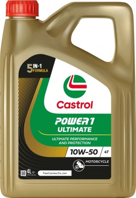 Масло моторное для 4-х тактных двигателей CASTROL Power 1 Ultimate 4T 10W50 синт 15FFAD CASTROL