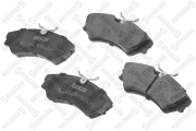 колодки дисковые п.! с антискр. пл.\ VW T4 1.8-2.5/1.9D/TD/2.4D 90-98 диск 14' 394-000B-SX STELLOX