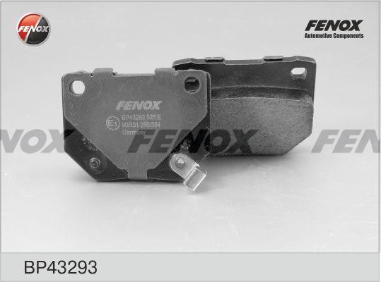 BP43293 колодки дисковые задние!\ Subaru Impreza 2.0T WRX 00-01 BP43293 FENOX