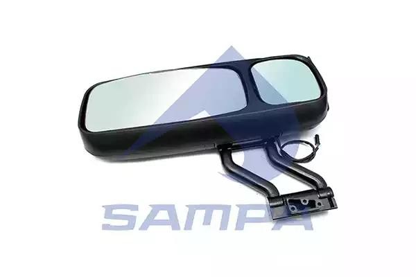 Зеркало боковое VOLVO правое двойное в сборе с подогревом SAMPA 032308 SAMPA