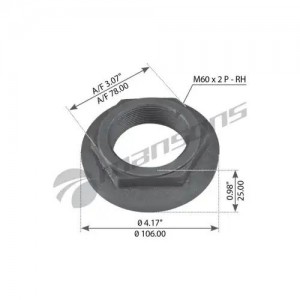 ГАЙКА СТУПИЦЫ TR М60x2/Н23/SW77 ПРАВАЯ MANSONS 150.002 MANSONS