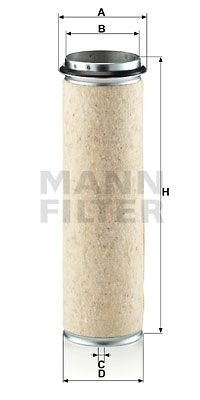 Фильтр воздушный CF1200 CF1200 MANN FILTER