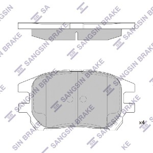 Колодки тормозные TOYOTA LEXUS RX300 00-03 передние SP1967 SP1967 SANGSIN
