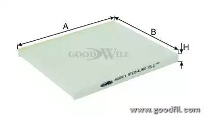 Фильтр салона AG335/1CF AG 335/1 CF GOODWILL