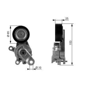 Ролик приводного ремня VW Polo,Passat B5 AUDI A4,A6,A8 натяжителя GATES T38209 GATES