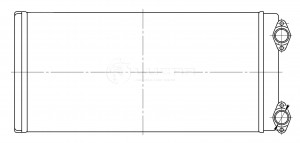 Радиатор отопителя МАЗ-5440,6430 (ЕВРО-3) LUZAR LRH1230 LUZAR