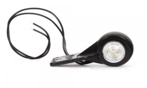 Фонарь габаритный W23 LED / 9V-36V / IP68, размеры 52x100 мм R=45 мм, Расстояние 125 WAS