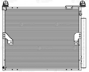 Радиатор кондиц. с ресивером для а/м Toyota Land Cruiser Prado (09-) 4.0i LRAC19 LRAC1971 LUZAR