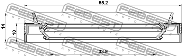 LAND ROVER 95JEY-35551014C FEBEST