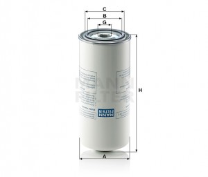 Маслоотделитель винтового компрессора LB962/2 LB 962-2 MANN FILTER