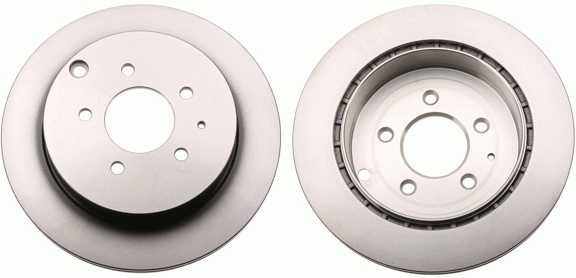 Диск тормозной задний MAZDA CX-7 2.3MZR DISI DF6385 DF6385 TRW