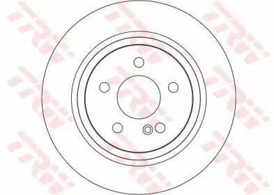 Диск тормозной MERCEDES E (W211) (02-09) задний (1шт.) TRW DF4263 TRW
