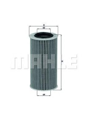 Фильтр масляный OX379D OX379D MAHLE KNECHT