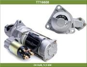 Стартер HYUNDAI HD270,500,Universe,AeroSpace,AeroQueen дв.D6CA/CB/38/41 24В 6.0к TT16608 TESLA TECHNICS