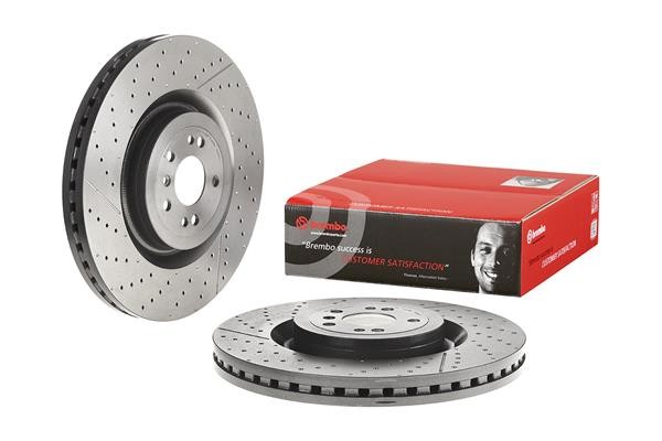09.B805.11 диск тормозной передний! перфорация \ MB W166/C292 11-19 09.B805.11 BREMBO
