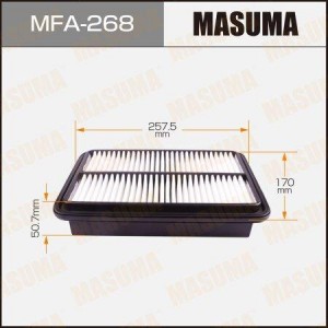 фильтр воздушный!\ Toyota Liteace/Model F 1.5/2.0 84-92 MFA-268 MASUMA