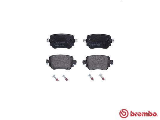 Колодки тормозные SKODA Octavia (12-) задние BREMBO P85135 BREMBO