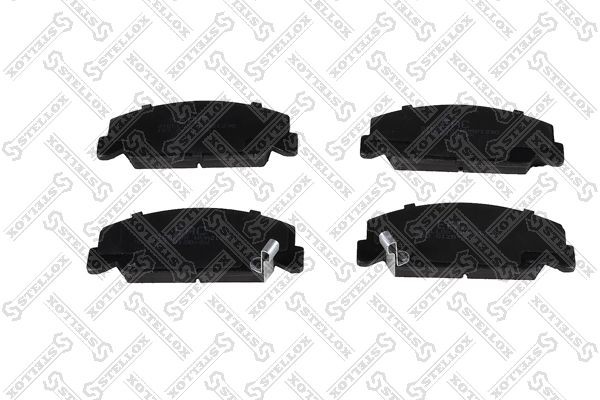 колодки дисковые передние! с антискрип. пластинами\ Honda Civic Shuttle 1.4-1.6  193-012B-SX STELLOX