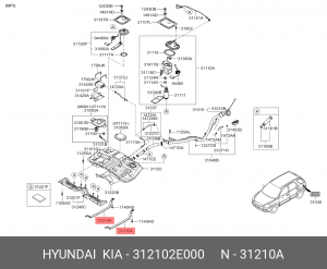 TUCSON (2004>) 312102E000 HYUNDAI KIA