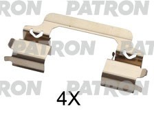Комплект LAND ROVER монтажный колодок тормозных дисковых PATRON PSRK1299 PATRON