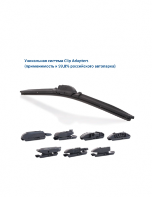 Щетка стеклоочистителя 410мм бескаркасная (8 адаптеров) Premium GOODYEAR GY000436 GOODYEAR