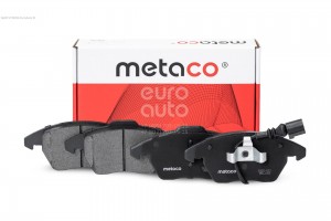 Колодки тормозные передние к-кт 3000013 3000013 METACO