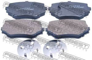 колодки дисковые передние к-кт (с противоскрипной пластиной, скобами) \SUZUKI GR 0701-SQ625F FEBEST