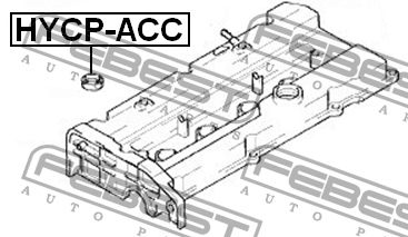 Кольцо уплотнительное свечного колодца HYCP-ACC HYCP-ACC FEBEST