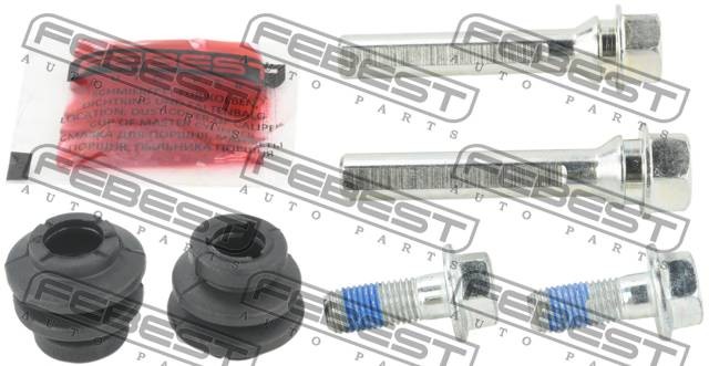 Втулка направляющая суппорта тормозного к-т TOYOTA COROLLA 2000-2006 0174-ZZE120 0174-ZZE120F-KIT FEBEST