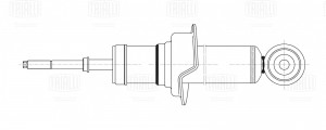 Амортизатор Mitsubishi Outlander (12-) задн. (AG 11505) AG 11505 TRIALLI