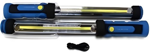 Лампа светодиодная аккумуляторная сборная 2х10W COB LED,2 магнита,2крючка,180гра RF-L03 ROCK FORCE