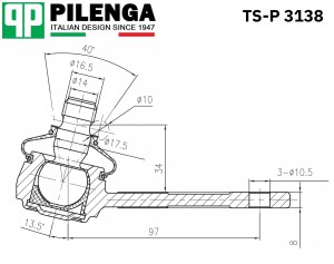 Шаровая опора FOCUS 1 TS-P3138 TSP3138 PILENGA