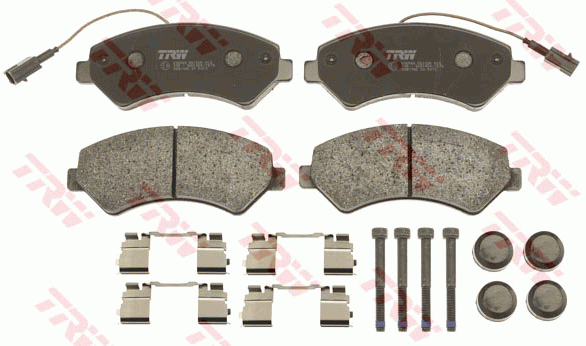 Колодки тормозные FIAT Ducato (06-) передние (4шт.) TRW GDB1982 TRW