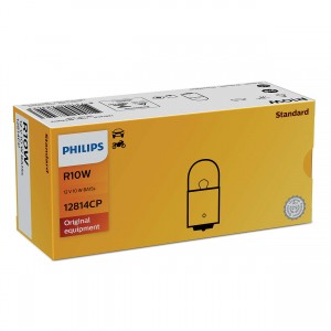 Лампа 12V R10W BA15s PHILIPS 12814CP PHILIPS