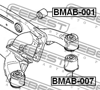 BMW X5 E53 (2000-2007) BMAB-001 FEBEST