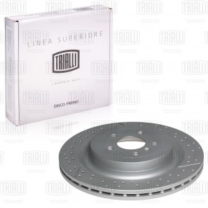 Диск торм. Mercedes ML (W166) (11-)/GL (12-)/GLS (15-) AMG зад. d=345 (DF 1552s) DF 1552S TRIALLI